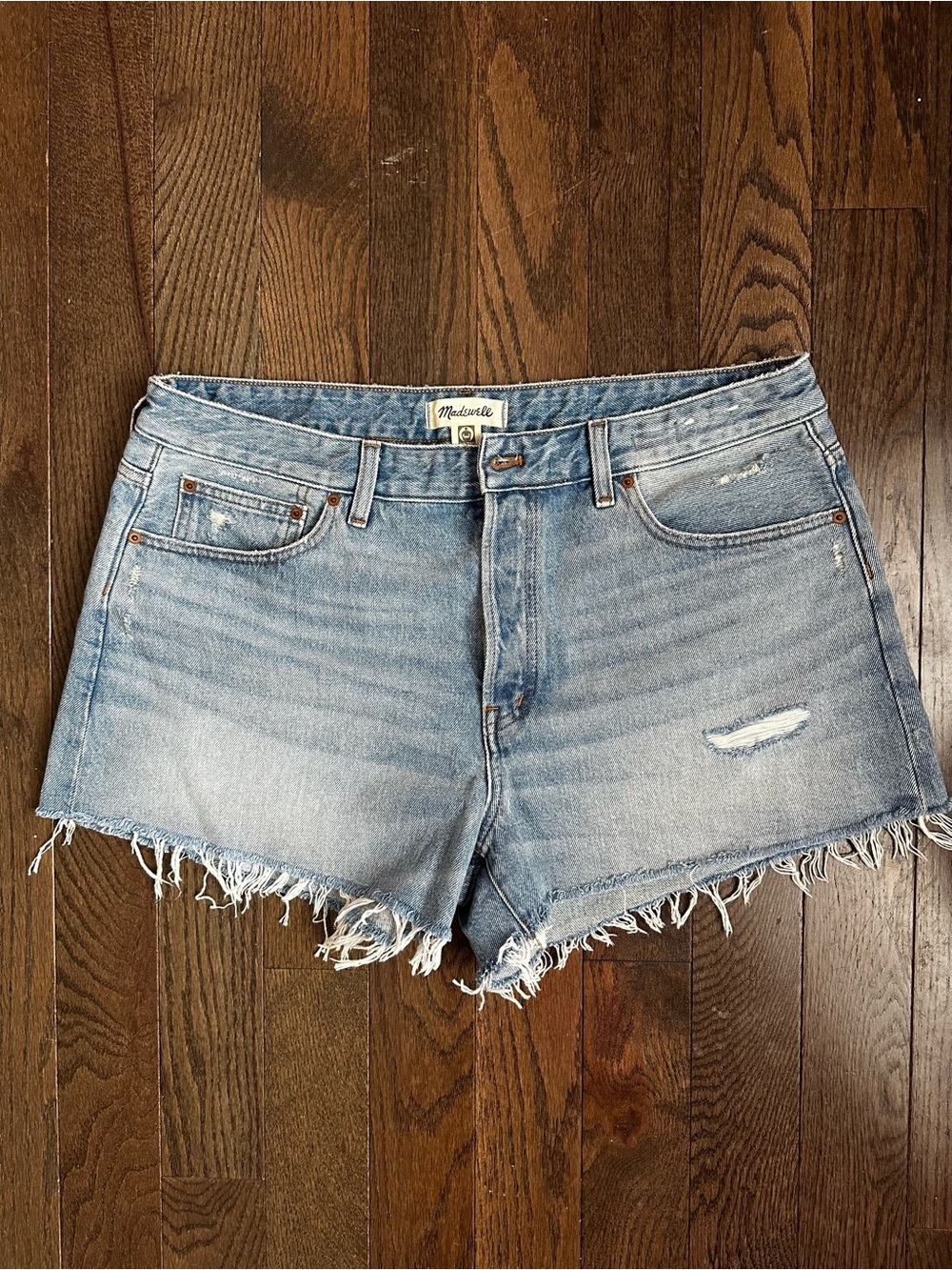 Madewell curvy Brynn denim shorts NWOT
